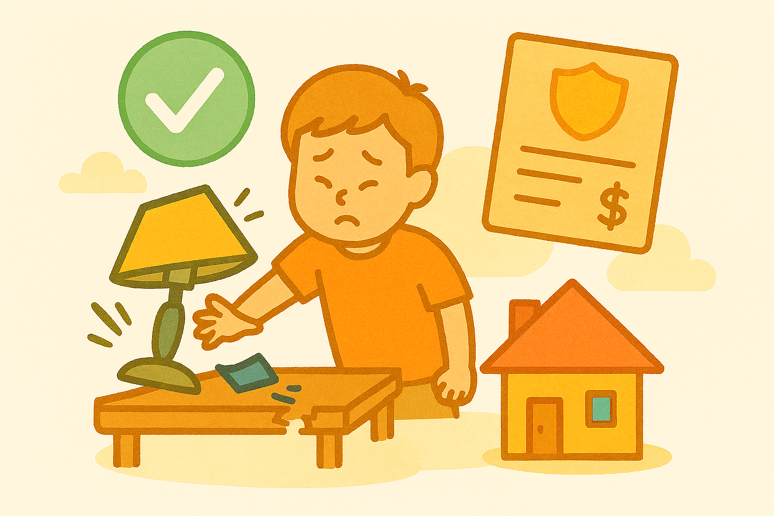 子供が壊した家財も火災保険で補償されますか？