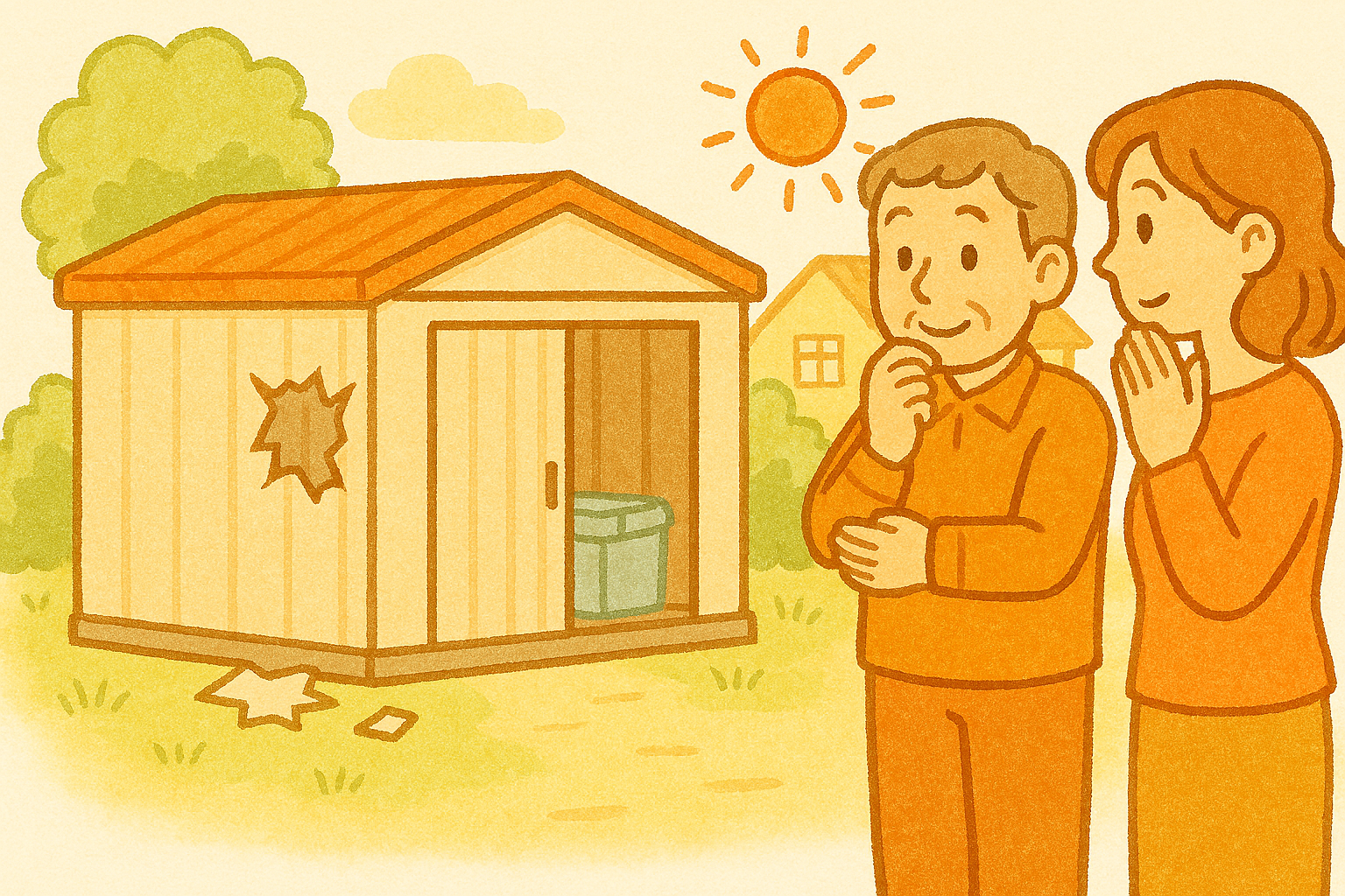 物置は火災保険で補償されますか？