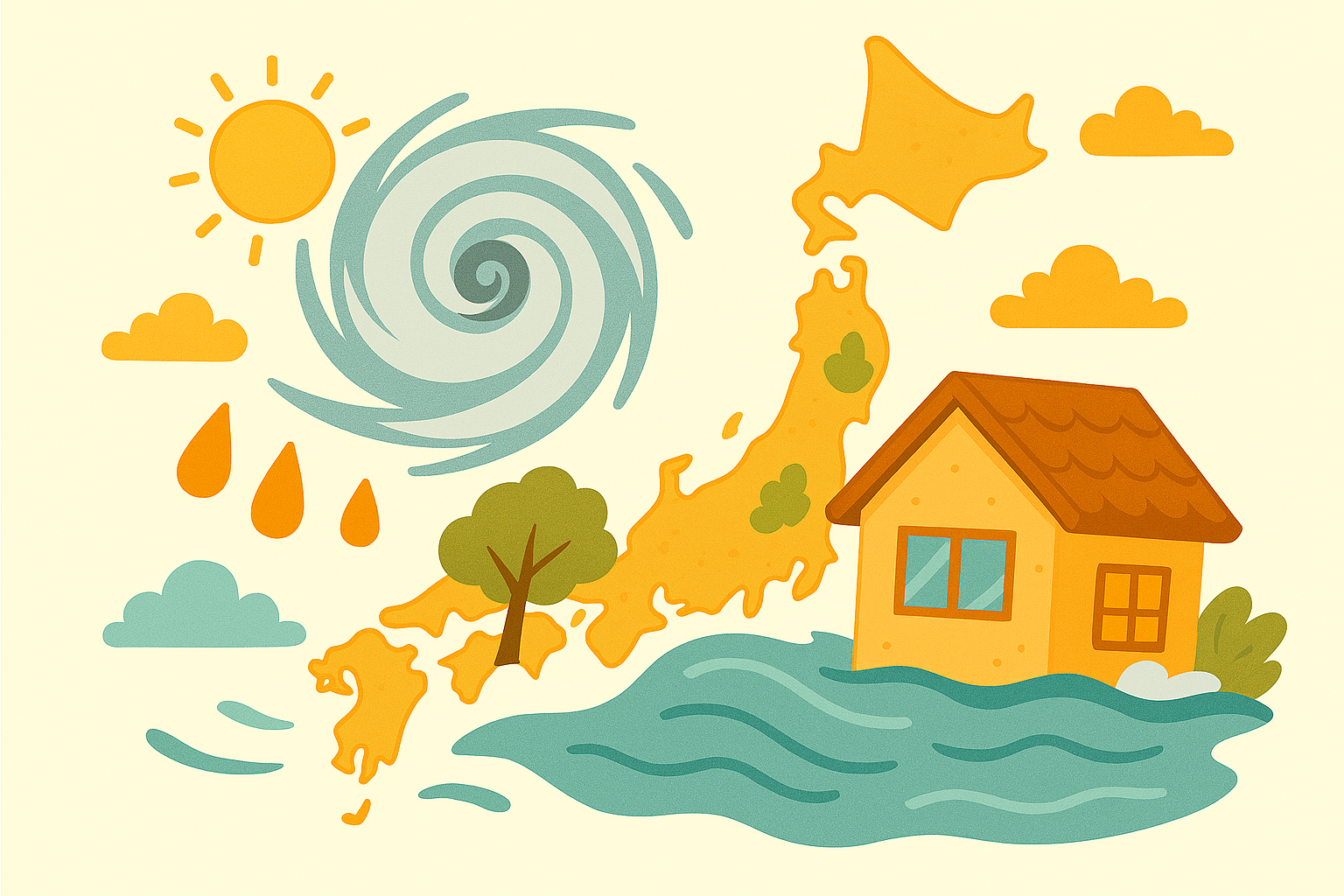 台風の発生傾向は、都道府県別で特徴はありますか？