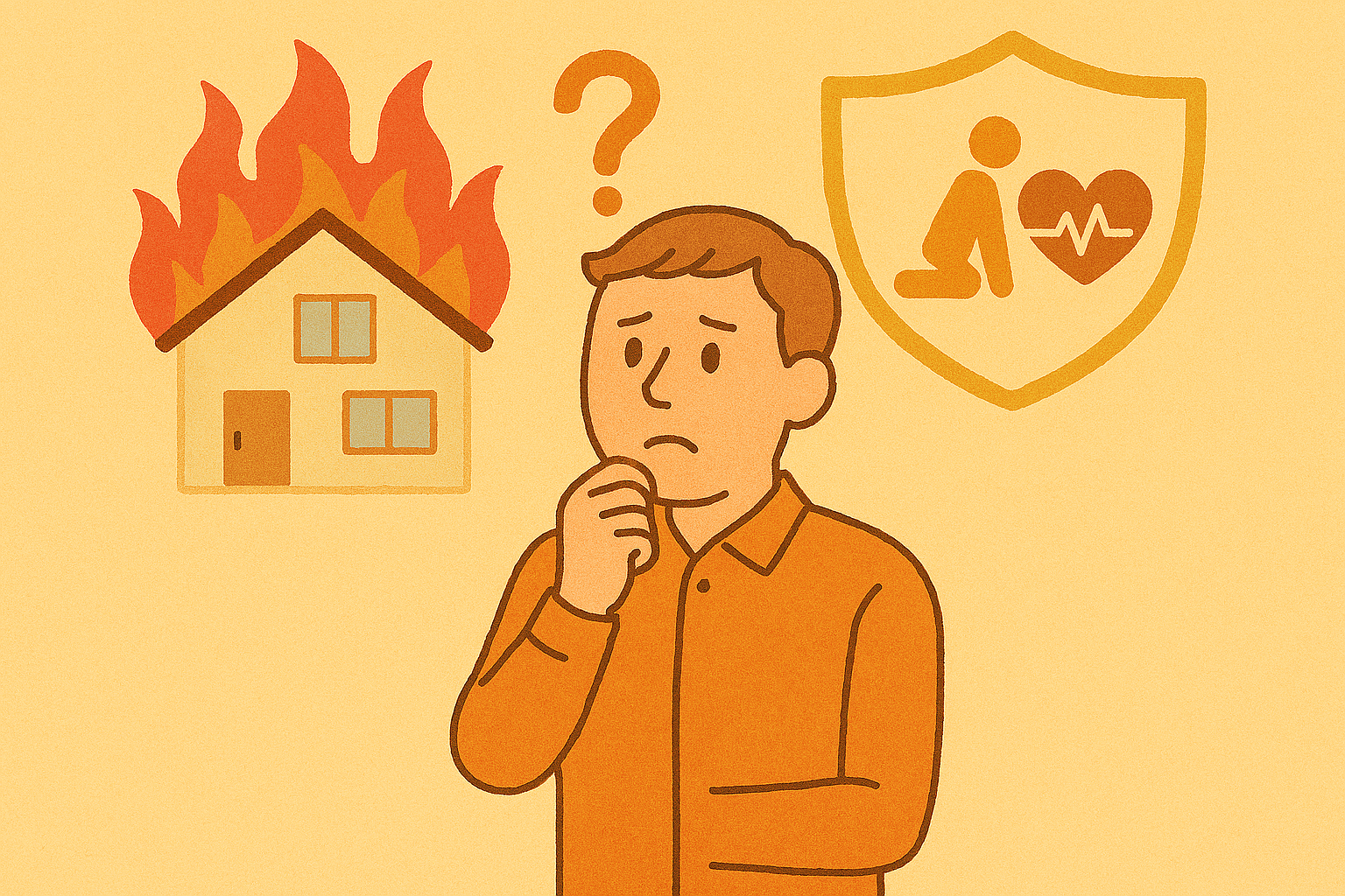 火災保険と生命保険で補償範囲に重複はありますか？